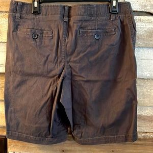 Flat front shorts